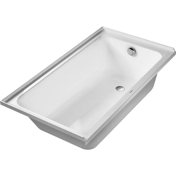 Duravit D-Code 60" x 32" Soaking Bathtub, 60" L, 32" W